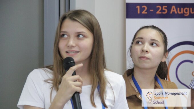 Teilnehmerin der Sommerschule in Kazan